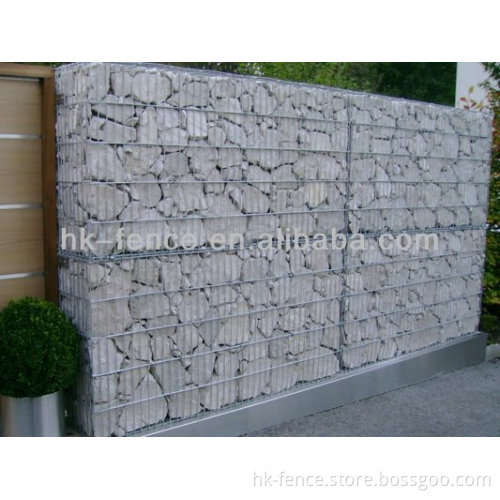 Factory supply galvanized square welded gabion box,welding galvanized gabion wall